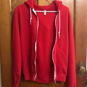 American Apparel Unisex Zip-up Hoodie